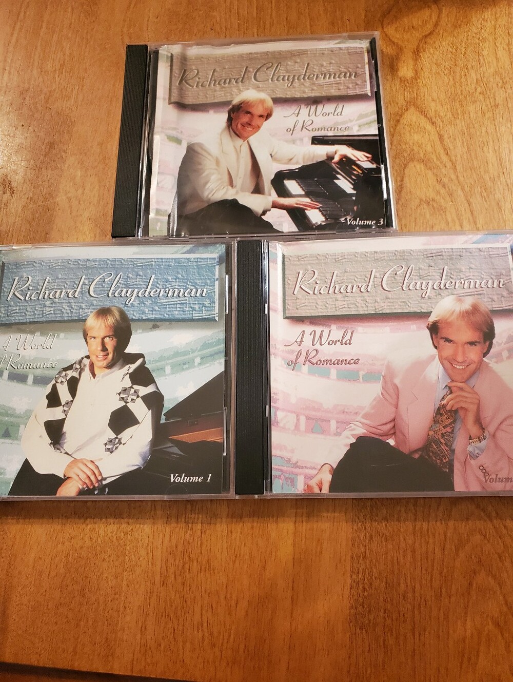 Richard Clayderman "A World of Romance" collection Volume 1-3